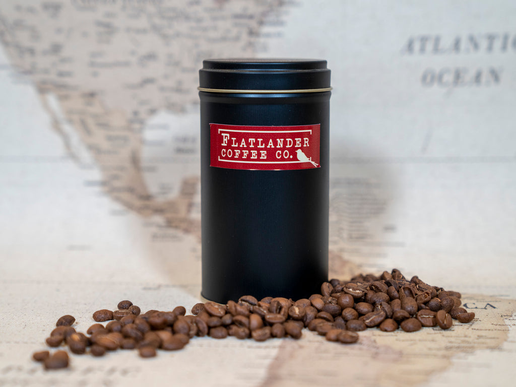 Flatlander Coffee Tin